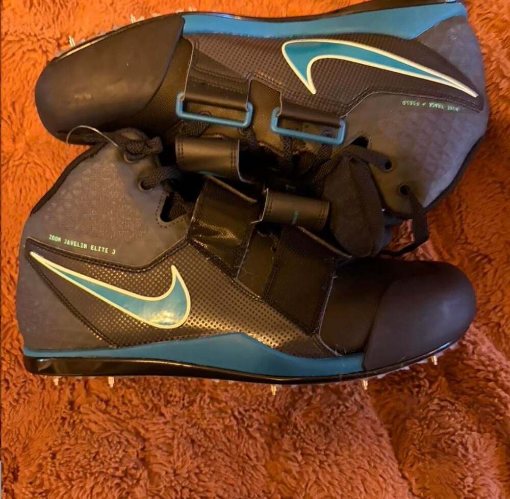 Nike Zoom Javelin Elite 3 Black Electric Algae FZ9626-001 Men's Size 11